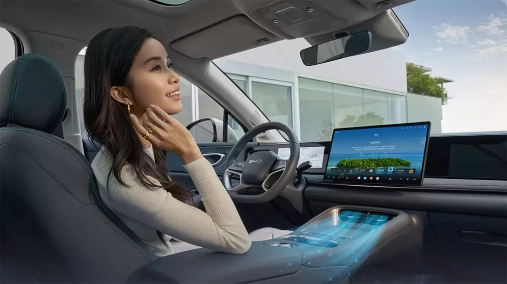 BYD Sealion 06 DM-i 2026 được trang bị màn hình trung tâm cỡ lớn BYD Sealion 06 DM-i 2026 được trang bị màn hình trung tâm cỡ lớn