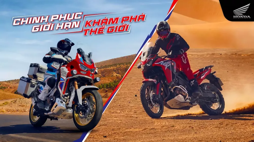 Honda Africa Twin 2026 ra mắt Việt Nam với màu sắc và tem xe mới Honda Africa Twin 2026 ra mắt Việt Nam với màu sắc và tem xe mới