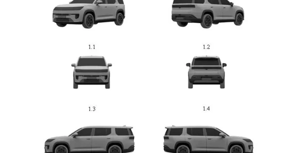 VinFast đăng ký bảo hộ kiểu dáng công nghiệp cho mẫu SUV cỡ lớn mới, nhiều khả năng là VF 9