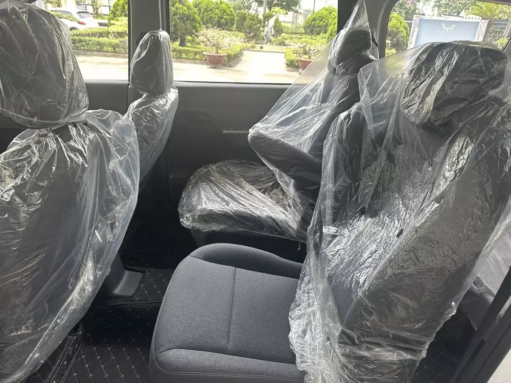 Ghế của Wuling Grango được bọc nỉ màu xám Ghế của Wuling Grango được bọc nỉ màu xám