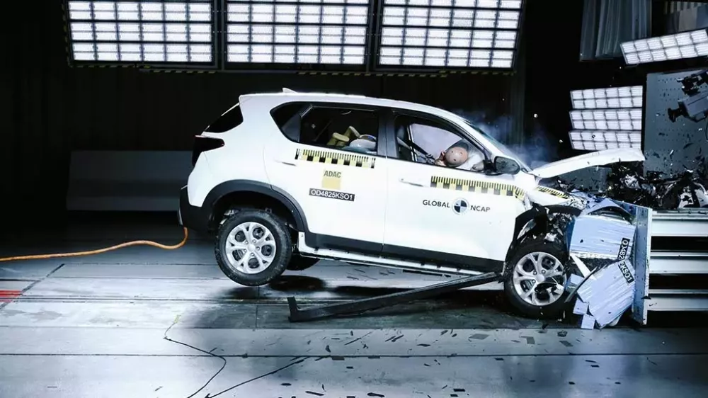 kia-sonet-6fe1-1 Kia Sonet chỉ đạt 1 sao trong thử nghiệm an toàn - Ảnh 1.