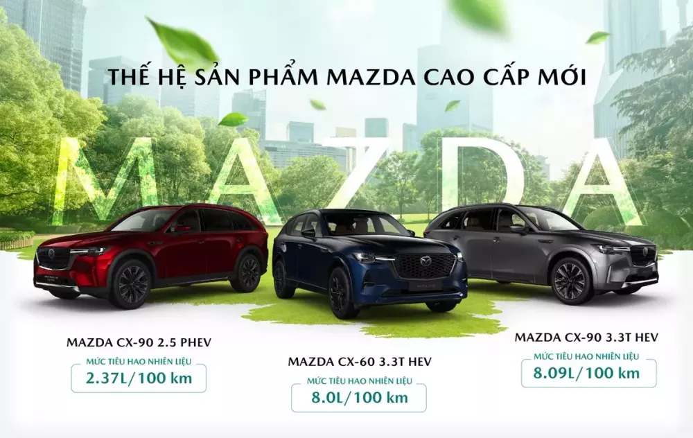 Mức tiêu thụ nhiên liệu kết hợp của 2 mẫu SUV nhà Mazda Mức tiêu thụ nhiên liệu kết hợp của 2 mẫu SUV nhà Mazda