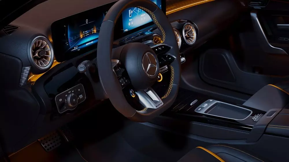 mercedes-amg-a-45-s-4matic-final-edition-2ede Khoang lái của Mercedes-AMG A 45 S 4Matic Final Edition