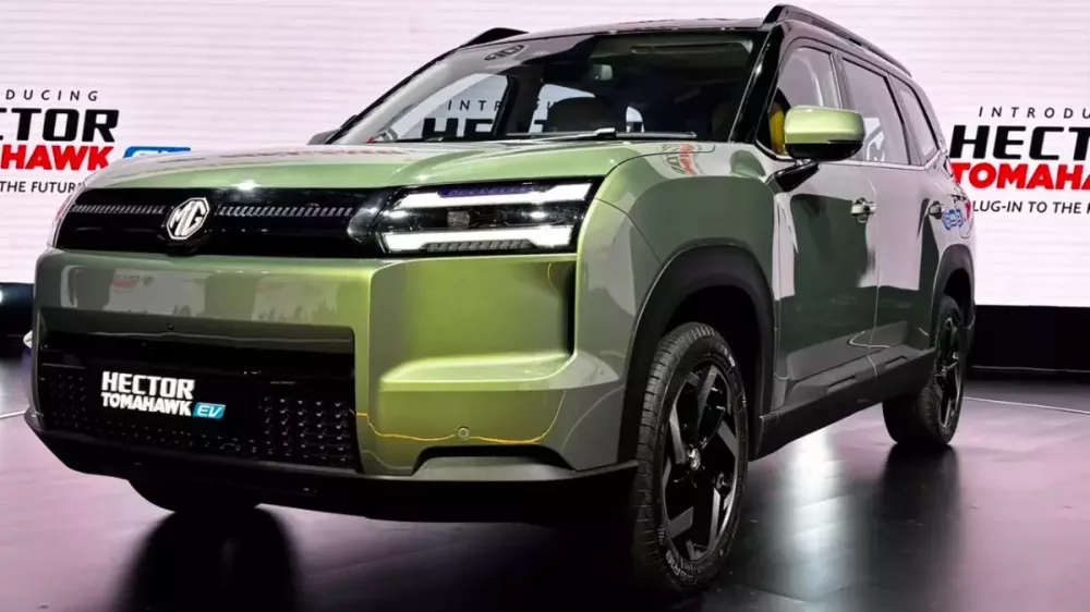 mg-hector-tomahawk-ev-4-b040-1 MG bán SUV điện 3 hàng ghế với giá không kèm pin siêu rẻ - Ảnh 2.