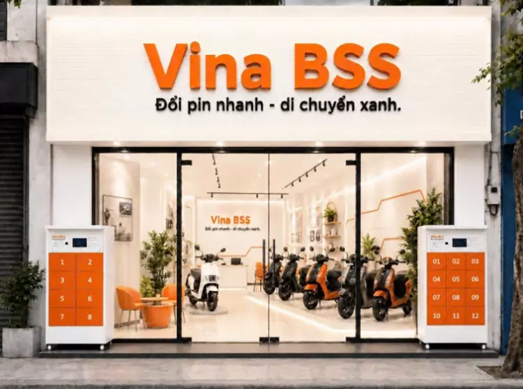 tmt-2-259b-1 Hệ sinh thái đổi pin lithium công cộng cho phương tiện điện do PSG và Vina BSS phát triển