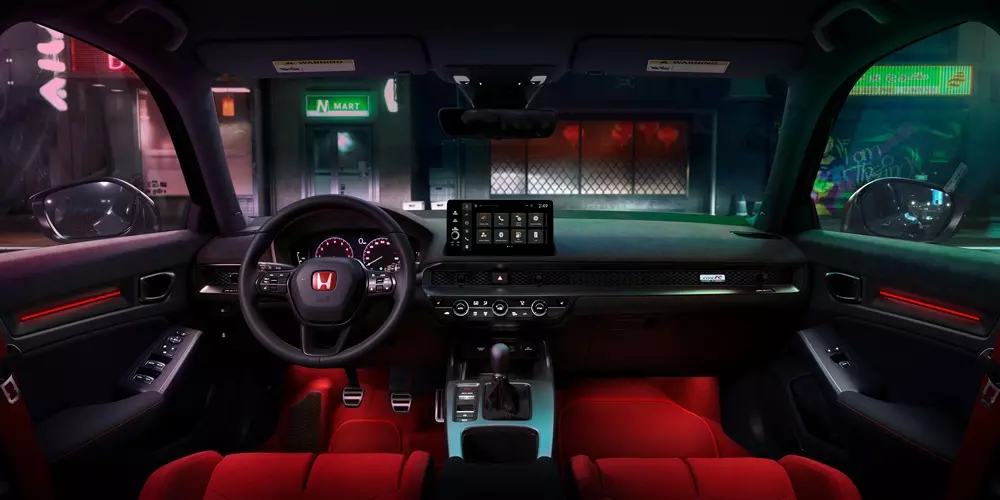 Khoang lái bên trong Honda Civic Type R 2027