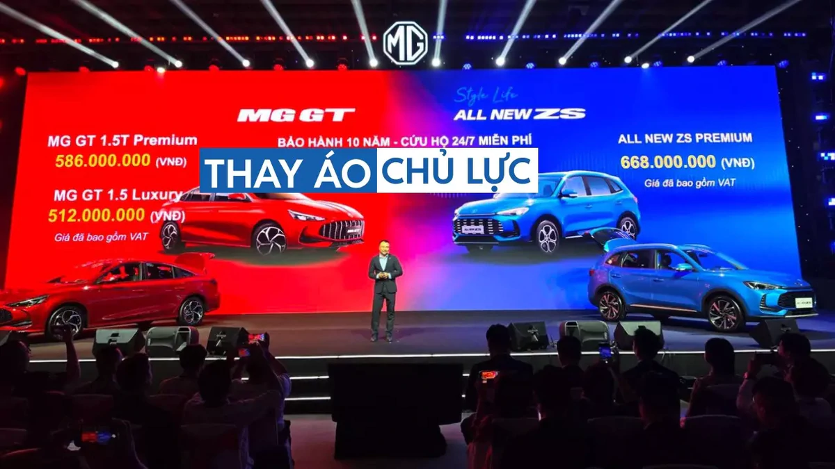 MG làm mới cùng lúc hai mẫu xe chủ lực, giá từ 512 triệu đồng