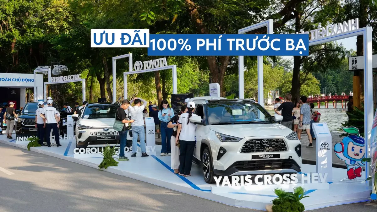 Toyota Việt Nam tiếp tục ưu đãi lớn, kích cầu thị trường ô tô tháng 10/2026