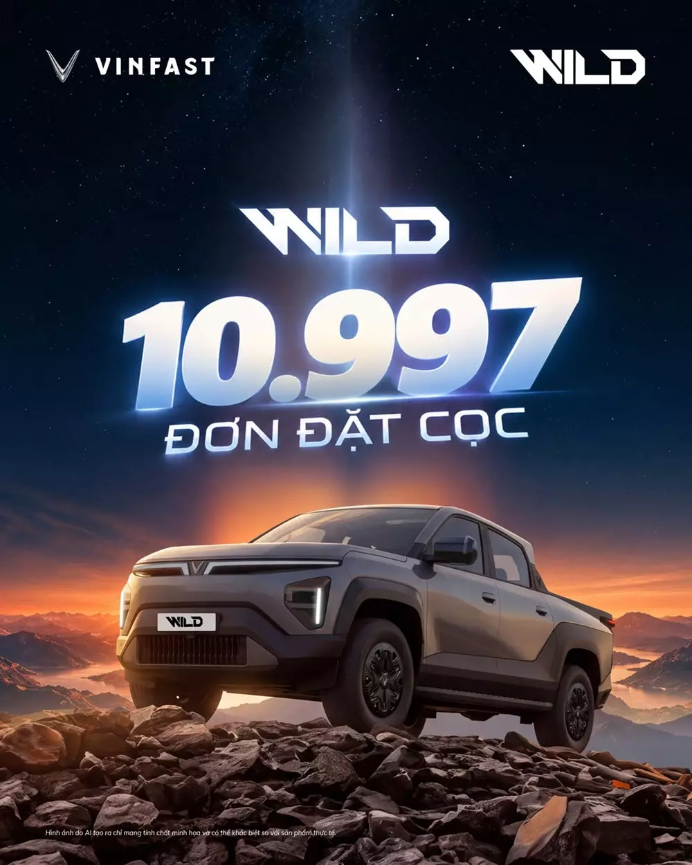 vinfast-vf-wild-616f Xe bán tải VinFast VF Wild nhận gần 11.000 đơn đặt cọc sau 2 tuần ra mắt - Ảnh 1.